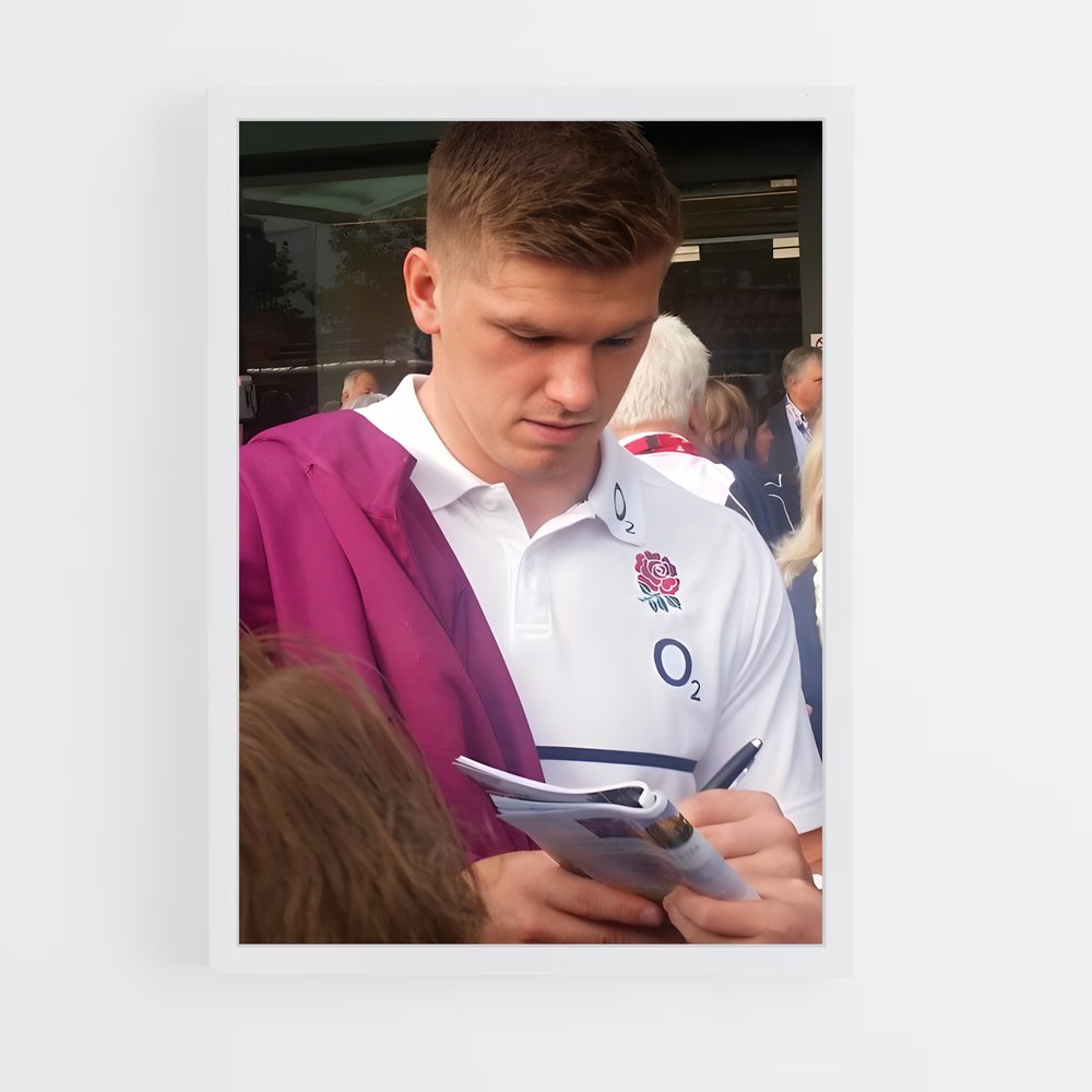 Poster Owen farrell jacket – affiche Rugby (vue 3)